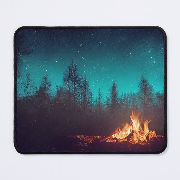 Item preview, Camp fire in Night woods designed and sold by CosmicCritters.