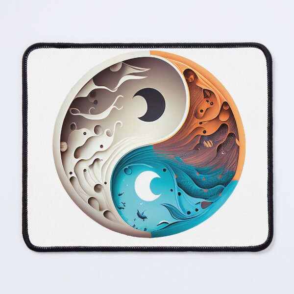 Item preview, The Abstract Yin and Yang designed and sold by GoBeyondChannel.