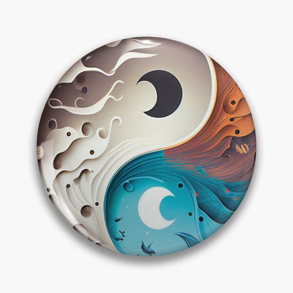 Item preview, The Abstract Yin and Yang designed and sold by GoBeyondChannel.