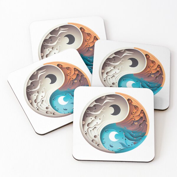 Item preview, The Abstract Yin and Yang designed and sold by GoBeyondChannel.