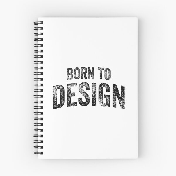 Item preview, Born To Design (Big Black Text) designed and sold by STUDIO-72.