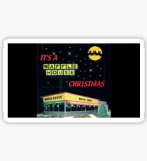 Waffle House Christmas Sticker