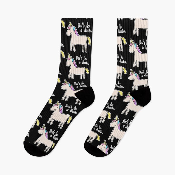 Item preview, Don't Be a Douche – Funny unicorn – don’t be a dick – don’t be an asshole – funny uplifting message – douchebag designed and sold by originalsusie.
