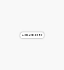 Alhamdulillahirobbil 'alamiin Sticker