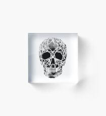 Crystal Skull Infrared Acrylic Block