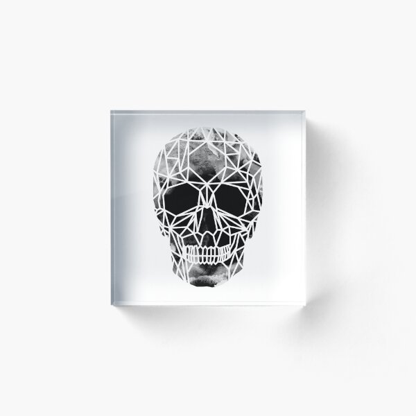 Crystal Skull Infrared Acrylic Block