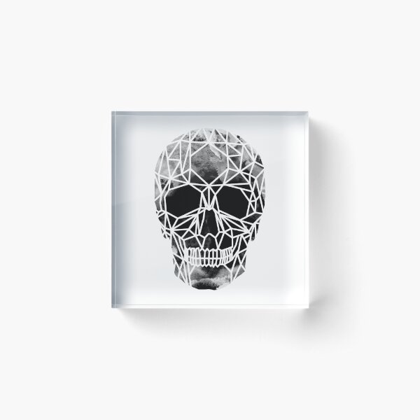 Crystal Skull Infrared Acrylic Block