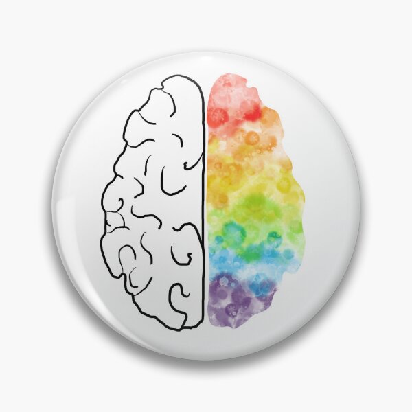 Artikelvorschau, Neurodivergentes Regenbogengehirn entworfen und verkauft von lu-lu.