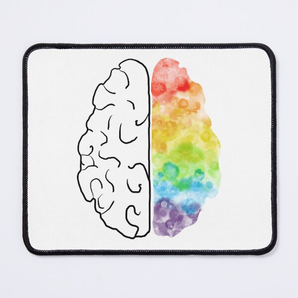 Item preview, Neurodivergent rainbow brain designed and sold by lu-lu.
