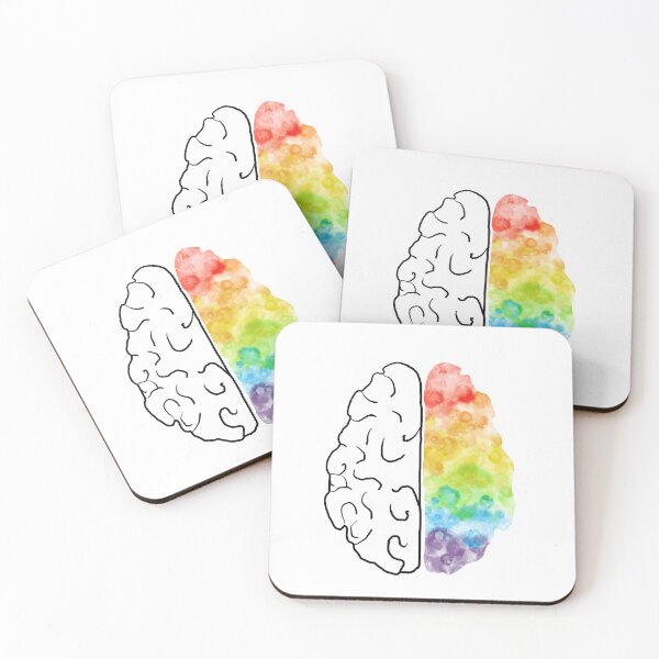 Item preview, Neurodivergent rainbow brain designed and sold by lu-lu.