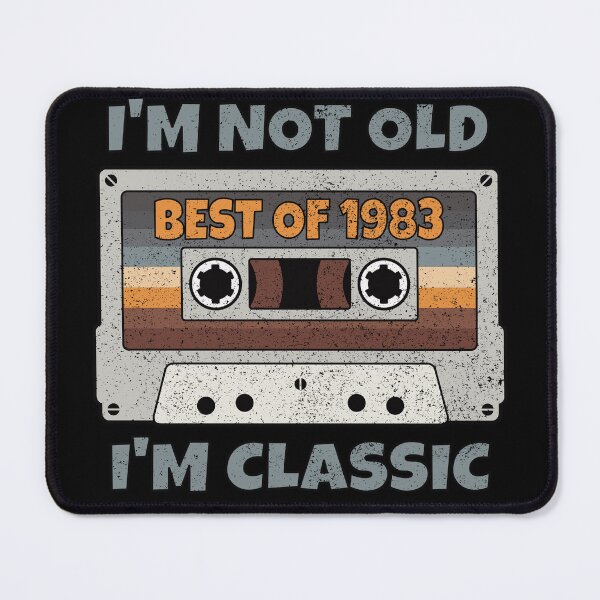 Item preview, I'M NOT OLD I'M CLASSIC BEST OF 1983 RETRO VINTAGE FUNNY DISTRESSED CASSETTE BIRTHDAY GIFT designed and sold by Kipcio.