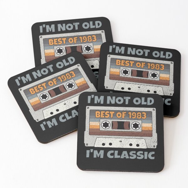 Item preview, I'M NOT OLD I'M CLASSIC BEST OF 1983 RETRO VINTAGE FUNNY DISTRESSED CASSETTE BIRTHDAY GIFT designed and sold by Kipcio.
