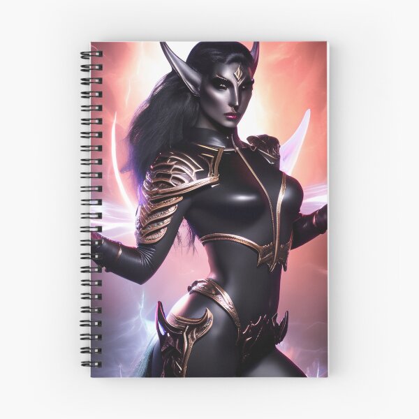 Item preview, Kaida, a dark elf priestess casting a spell (fantasy art concept) designed and sold by Soul-Crumbs.