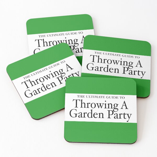 Item preview, The Ultimate Guide To Throwing A Garden Party designed and sold by thebcarts.