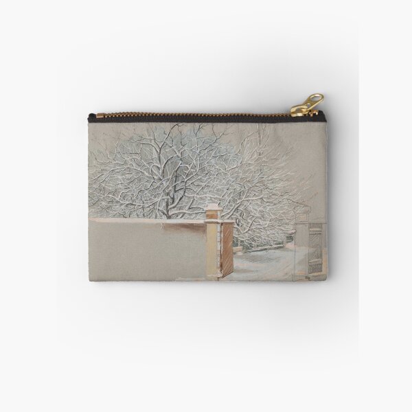 Item preview, Winter scenery - Snowy trees in the yard of Annankatu 15 by Magnus von Wright designed and sold by AR-shop.