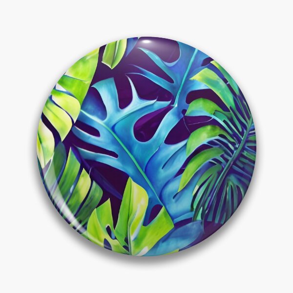 Item preview, Watercolor Art Monstera Tropical Leaves designed and sold by Ascooepics.