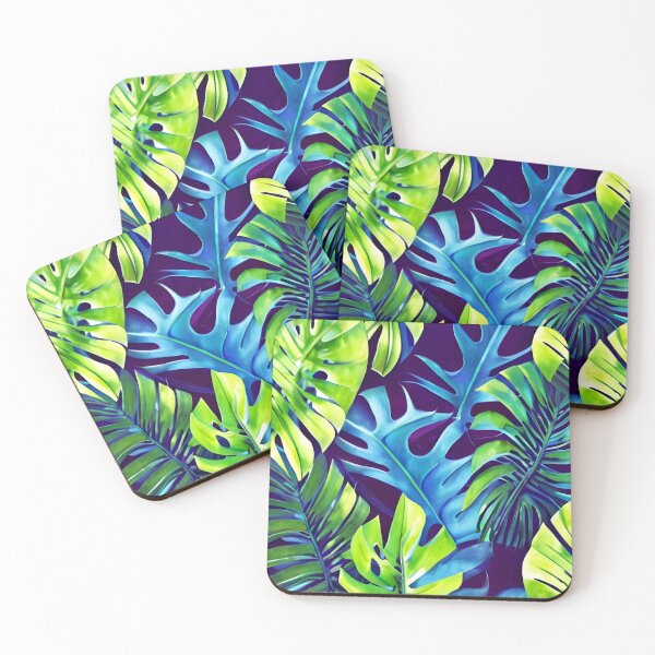 Item preview, Watercolor Art Monstera Tropical Leaves designed and sold by Ascooepics.