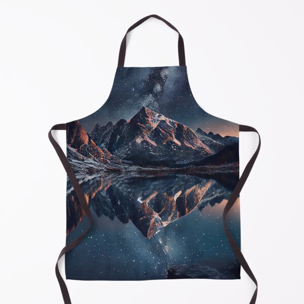 Item preview, Landscape night moon stars designed and sold by AIEngine.
