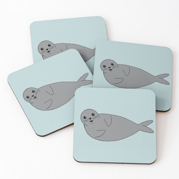 Item preview, Chunky Cartoon Seal  designed and sold by DoodleDaydream.