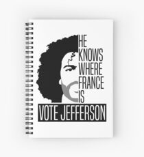 Vote For Jefferson Spiral Notebook