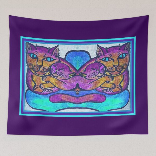 Item preview, Mother Cat and Kitten designed and sold by PaniaBrown.