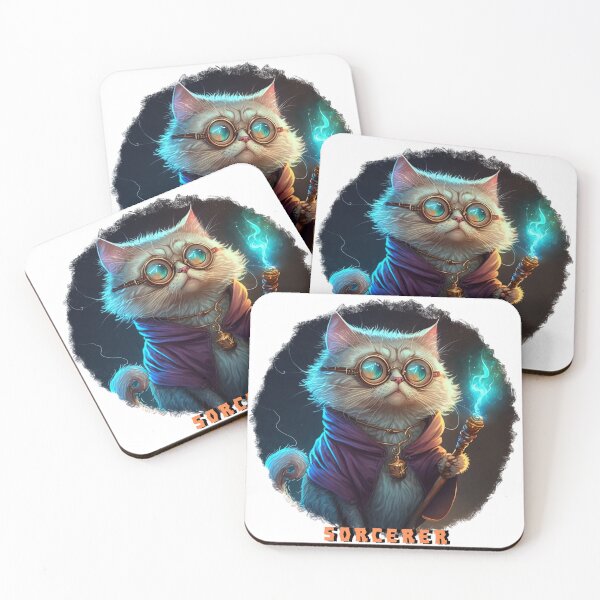 Item preview, Sorcerer Cat designed and sold by Fragile1980.