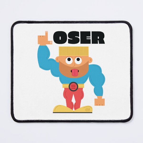 Item preview, Loser Funny Meme LOL L is for Loser Symbol Sign Language Tongue Stuck Out Icon Artwork designed and sold by doseofwin.