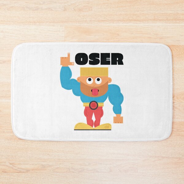 Item preview, Loser Funny Meme LOL L is for Loser Symbol Sign Language Tongue Stuck Out Icon Artwork designed and sold by doseofwin.