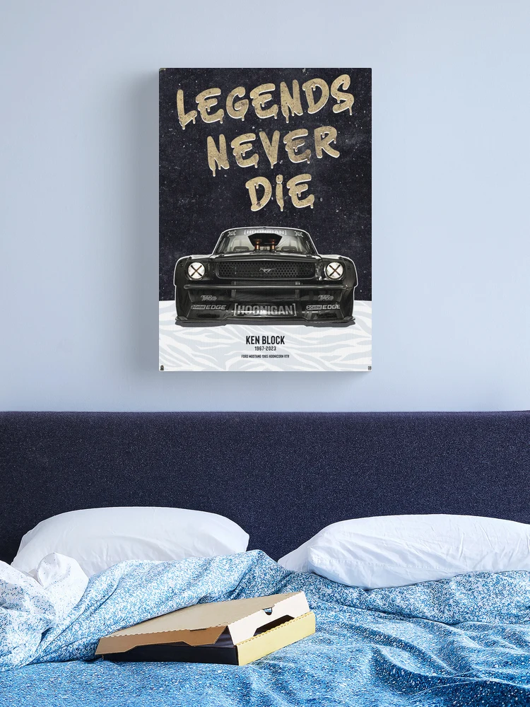 1965 Mustang In The Streets Rip Ken Block Poster Gift - Trends Bedding