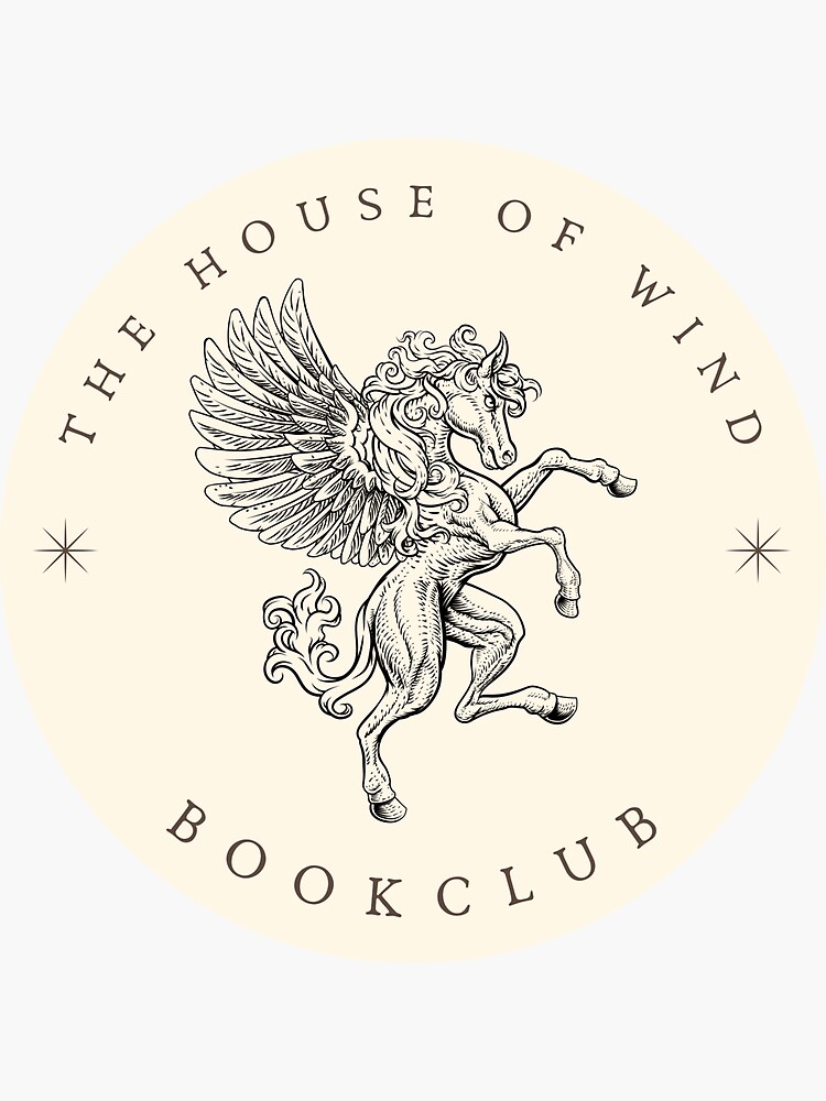 Thumbnail 3 of 3, Sticker, The House of Wind Bookclub designed and sold by kcleary00.