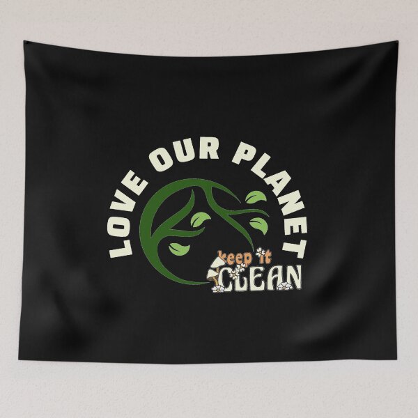 Item preview, Earth Day Save the Bees Plant More Trees Clean the Seas designed and sold by manardesign.