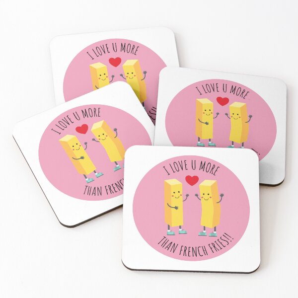 Item preview, I love you more than French fries designed and sold by Terevela.