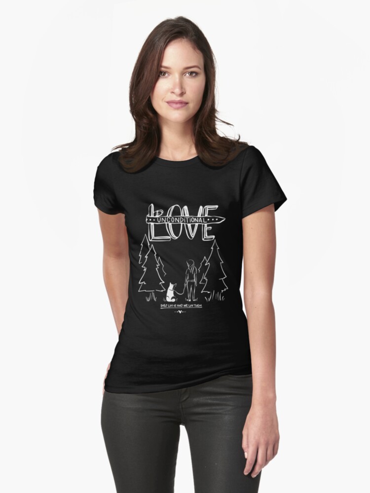 Thumbnail 1 of 3, Fitted T-Shirt, Gifts for Dog Lovers With Style designed and sold by RBCat007.