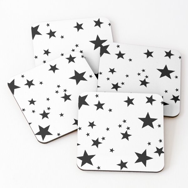 Item preview, stars black designed and sold by MrsDeeDesigns.