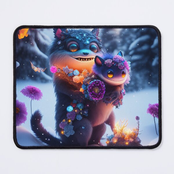 Item preview, 2 Creatures enjoying the warm in a mystical world designed and sold by TheWorldOfAI.