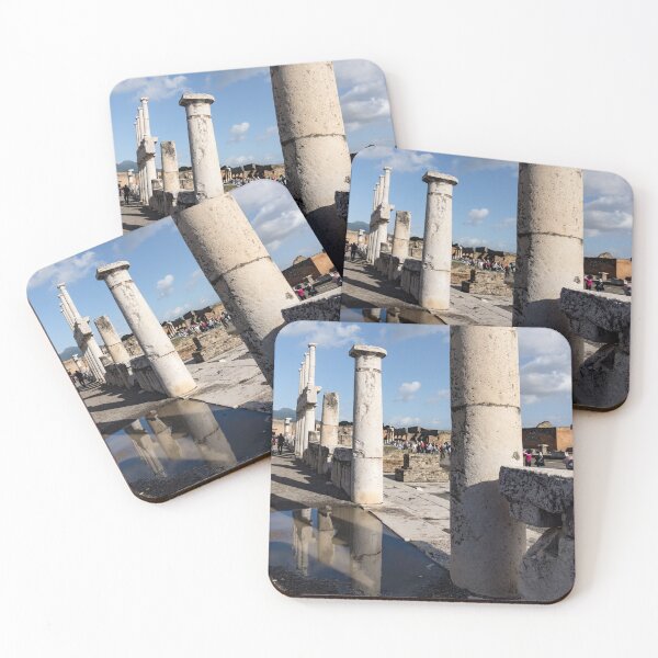 Item preview, Columns - Ancient Pompeii Roman Forum designed and sold by Georgia Mizuleva.