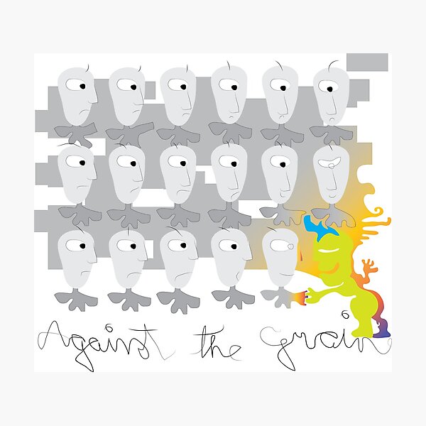 Against the Grain Photographic Print