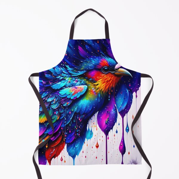 Item preview, Paint Splash Bird Digital Art designed and sold by ArtsyWishesShop.