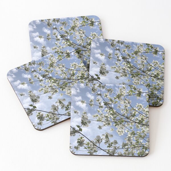 Item preview, White Dogwood Blooms Reaching for the Sky designed and sold by Paula Betz.