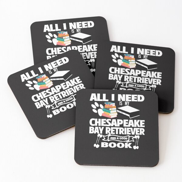 Item preview,  All I need is my Chesapeake bay retriever and a good book ⭐⭐⭐⭐⭐ designed and sold by yochatees.