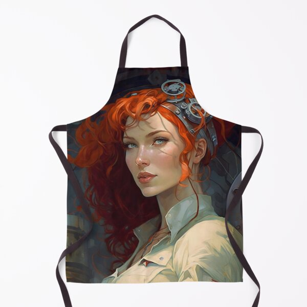 Item preview, Redhead mechanic woman designed and sold by Animal-ink.