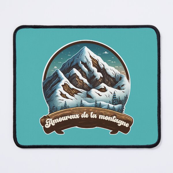 Item preview, Amoureux de la montagne #1 (Mountain Lover) designed and sold by aifuntime.