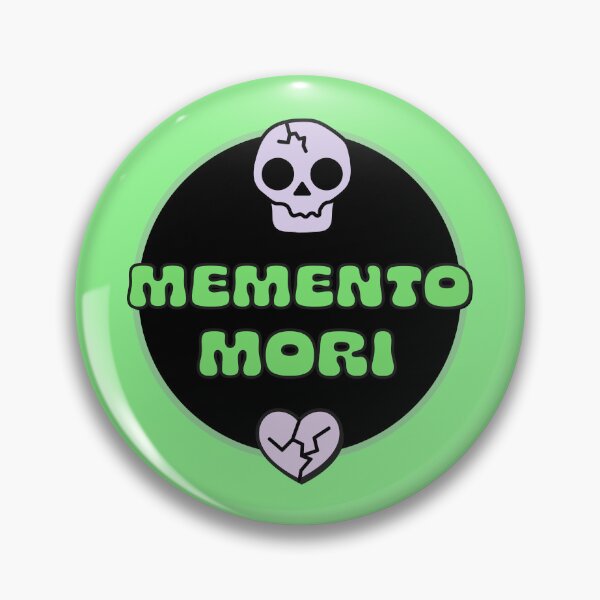 Item preview, Memento Mori Skull and Hearts in Green designed and sold by stoicjimny.