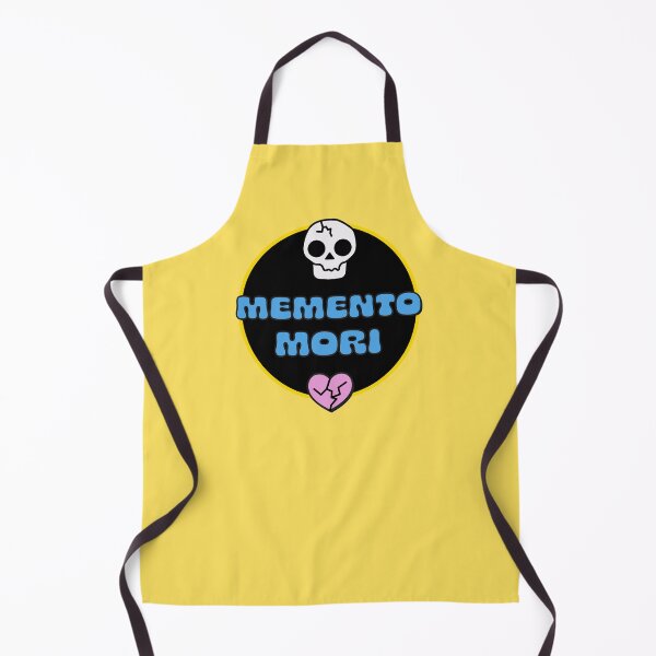 Item preview, Memento Mori Skull and Hearts in Blue designed and sold by stoicjimny.