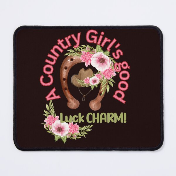 Item preview, A country girls good luck charm ,country charm, country girl, just a country girl, love the country, - country girl designed and sold by K.M. Creations.