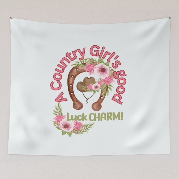 Item preview, A country girls good luck charm ,country charm, country girl, just a country girl, love the country, - country girl designed and sold by K.M. Creations.
