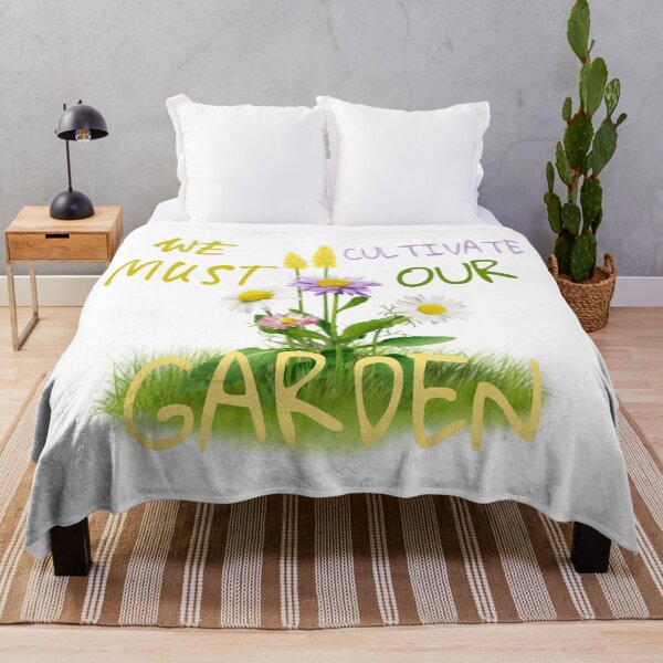Item preview, We must cultivate our garden. designed and sold by adlkh.