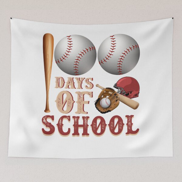 Item preview, 100 Days Of School Baseball 100th Day designed and sold by RosinaKroll.