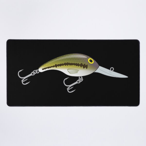 Item preview, Crankbait Deep Diving Fishing Lure - Bass Pattern Sticker designed and sold by BlueSkyTheory.