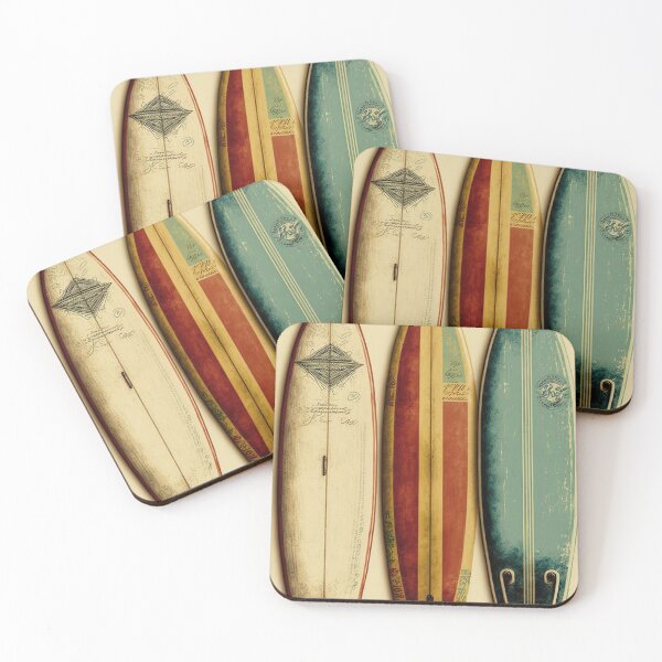 Item preview, Surfboard Art, Vintage Surfboards, Coastal Decor designed and sold by FromAIwithLove.